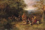 George Caleb Bingham The gypsy encampment oil painting picture wholesale